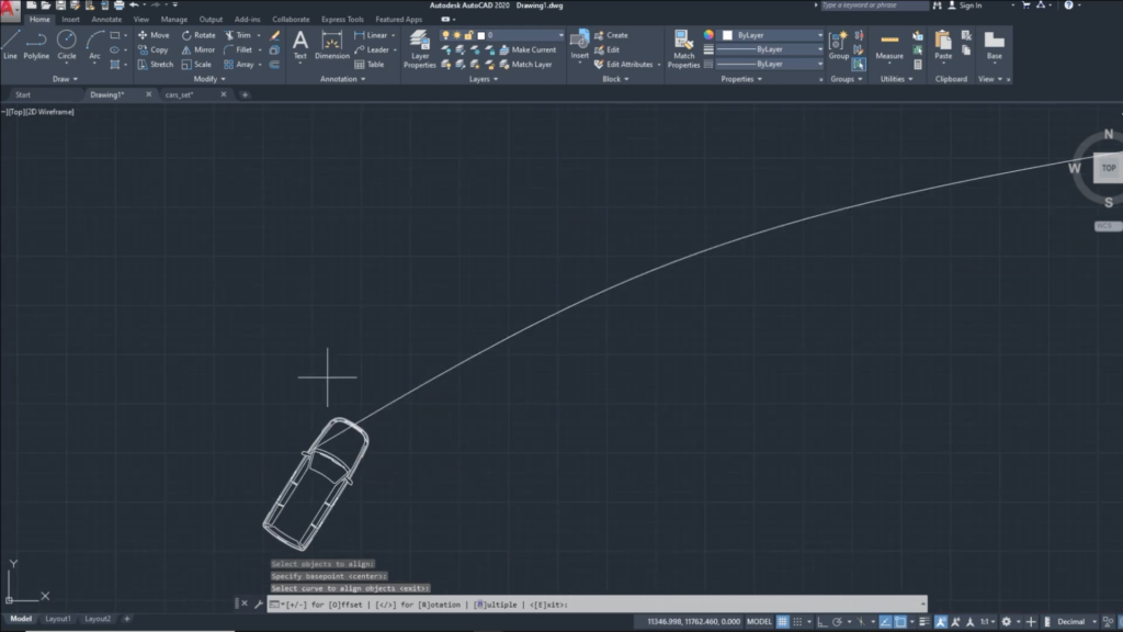 Align Objects to Curve for AutoCAD Screenshot 2