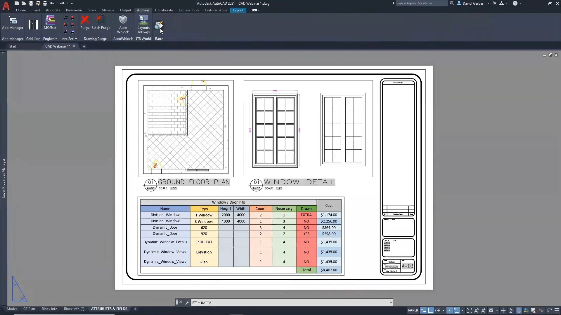 how-to-make-attribute-title-block-in-autocad-update-new