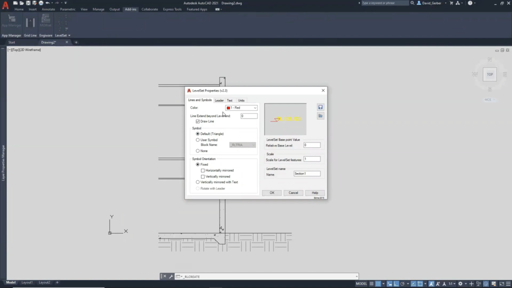 LevelSet for AutoCAD Screenshot 2