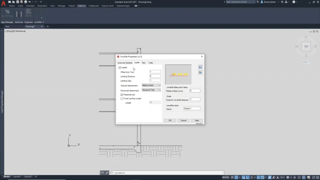 LevelSet for AutoCAD Screenshot 3