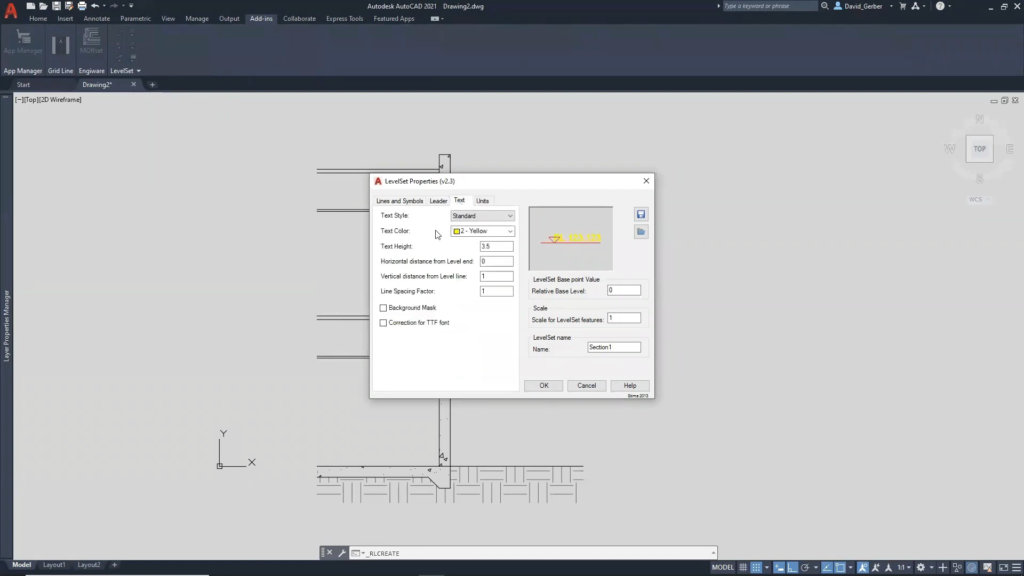 LevelSet for AutoCAD Screenshot 4