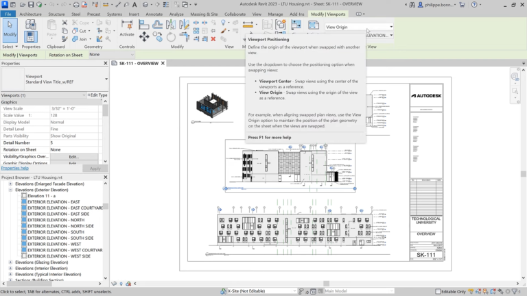 Revit Screenshot Revit_2023_Screenshot_9_Swap views on a sheet - ArchSupply.com