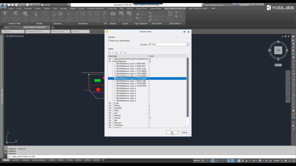 Kobi Toolkit for AutoCAD Screenshot 1