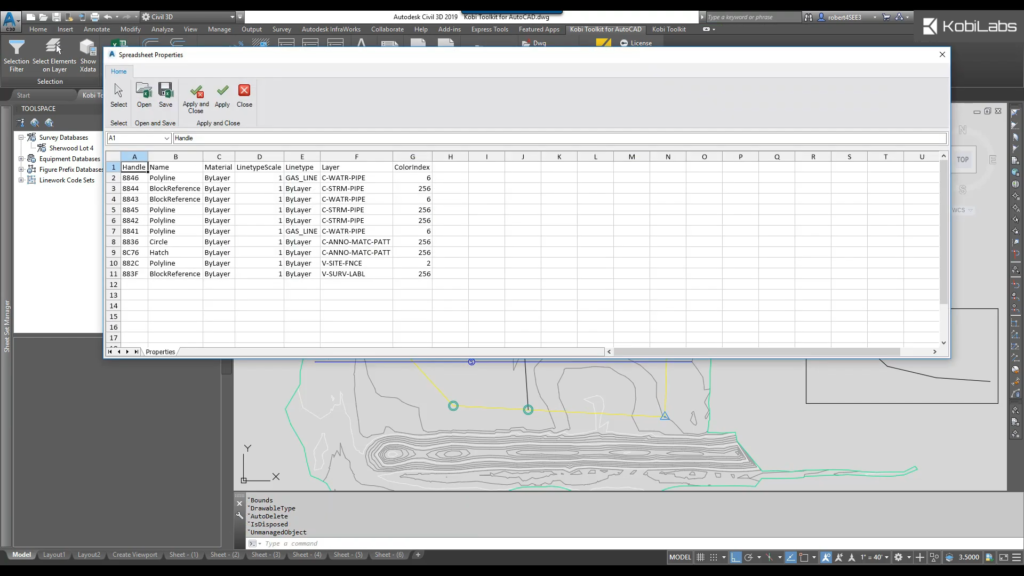 Kobi Toolkit for AutoCAD Screenshot 2