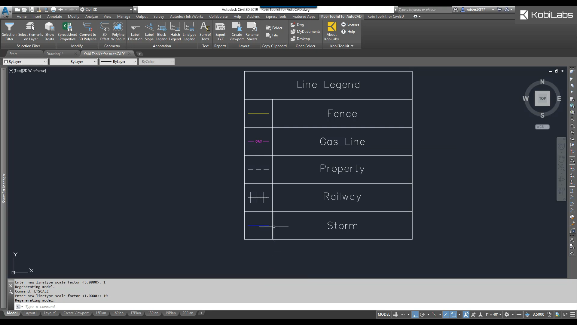 Kobi_Toolkit_for_AutoCAD_Screenshot_9_Linetype_Legend - ArchSupply.com