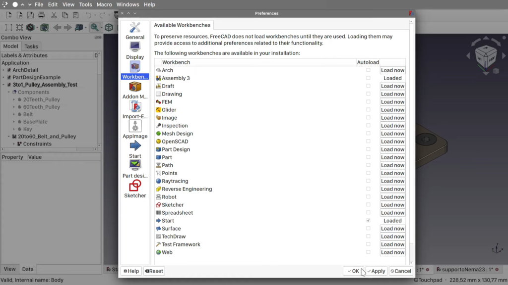 FreeCAD 0.20 Screenshot 3