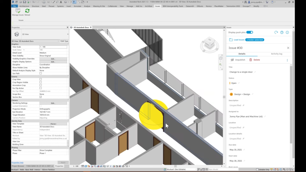 Revit Issues Add-in Screenshot 2