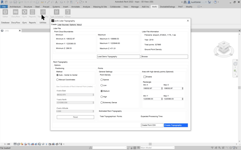 Topography for Revit Screenshot 1