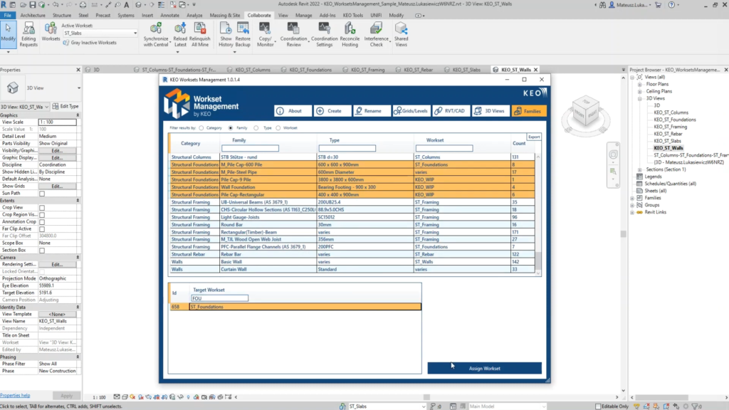 Worksets Management for Revit Screenshot 7