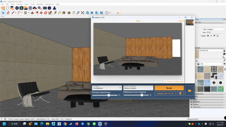 Arko Ai Screenshot 01 SketchUp - ArchSupply.com