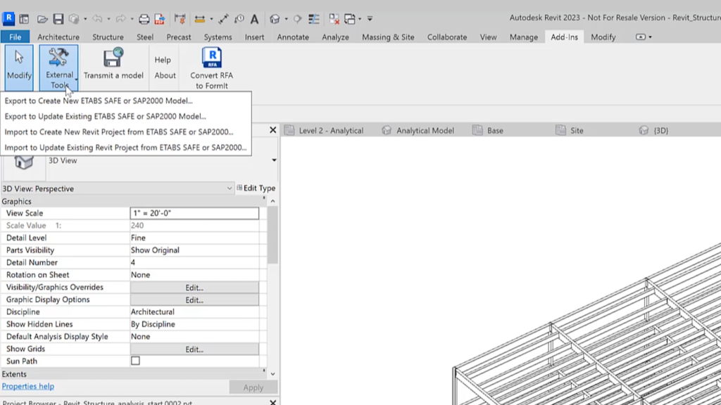 CSiXRevit Screenshot 1